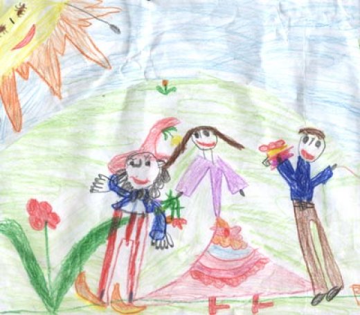 Székelykeresztúr,<br>Táncos Dorottya rajza