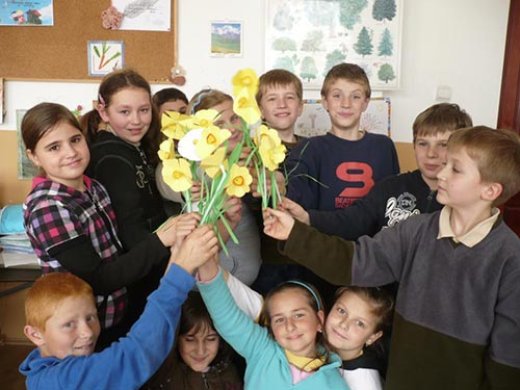 Zimándujfalu,<br>III-IV osztály